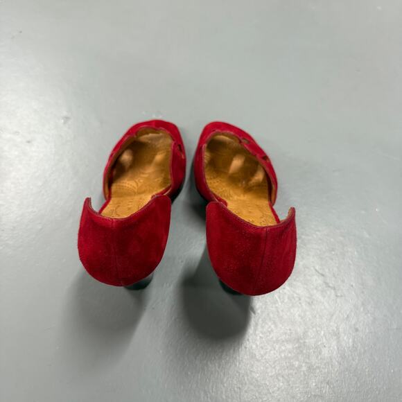 Chie Mihara Red Suede Pin Up Platform $365 RETAIL - Picture 3 of 5